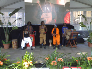 South African Tourism Gumboot Dancing Drum Mania Interactive Drumming Sydney